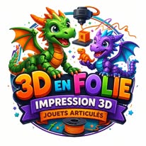 Logo de 3D en folie