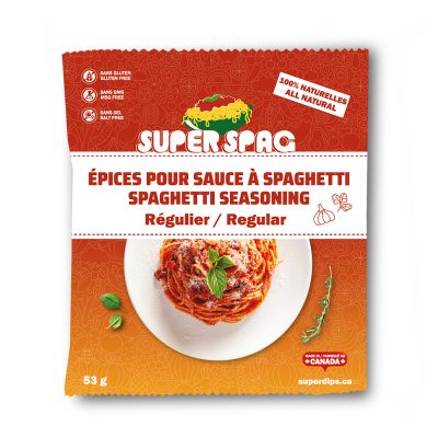 Sachet Super Spag régulier pour sauce à spaghetti