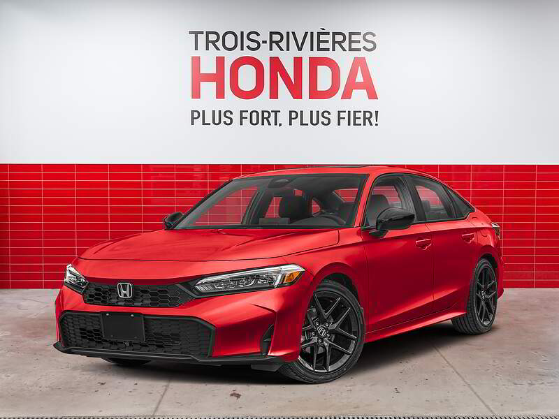 Honda Civic rouge chez Trois-Rivières Honda