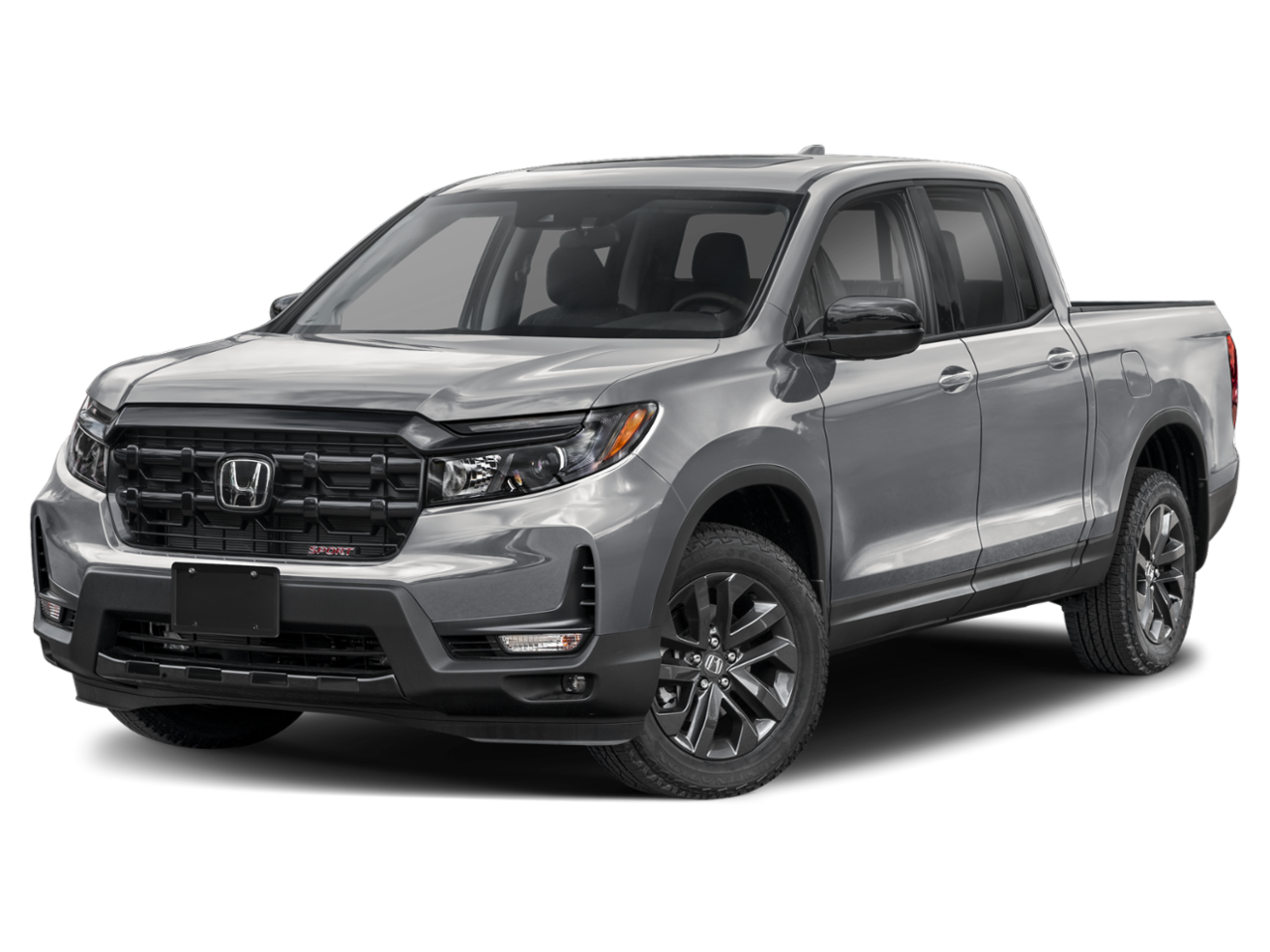 Camionnette Honda grise