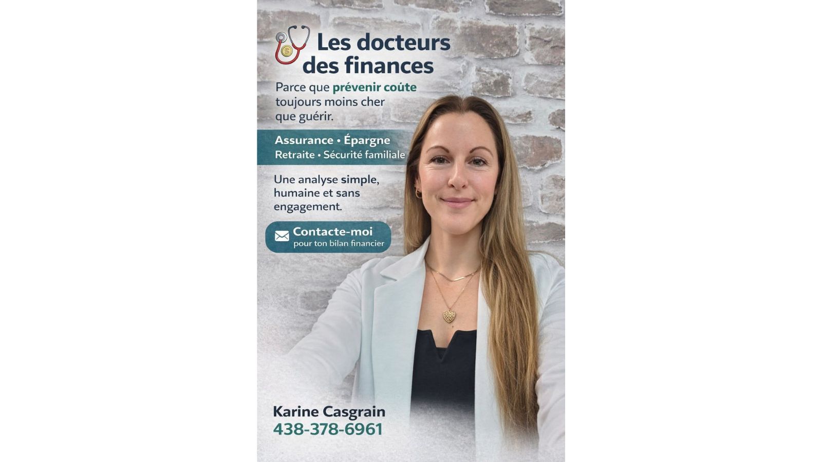 Logo de Groupe Financier Mondiale — Karine Casgrain
